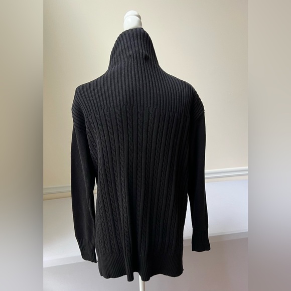💯 percent cotton mock turtle neck. Mock neck. - Picture 10 of 12